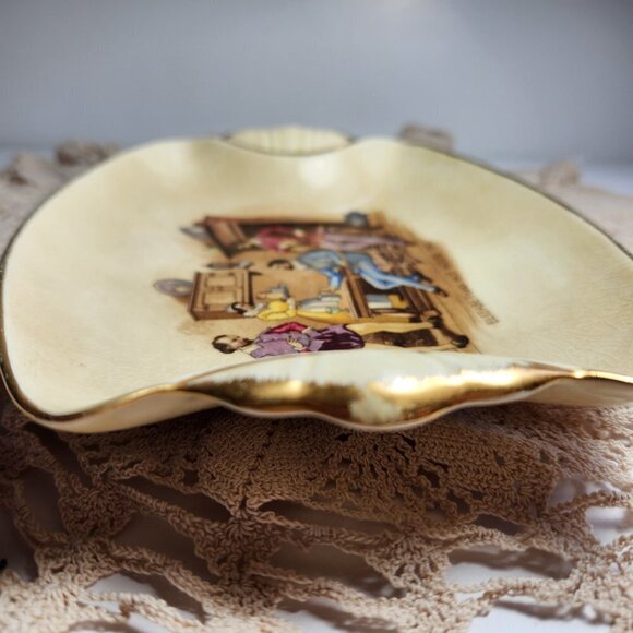 Royal Winton Grimwades Dish 7.5" x 5.75" Elizabethan Ale House 1590 Vintage - Picture 5 of 10